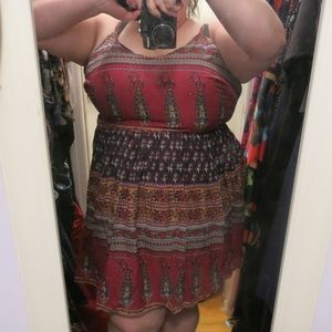 Cute boho above-the-knee dress